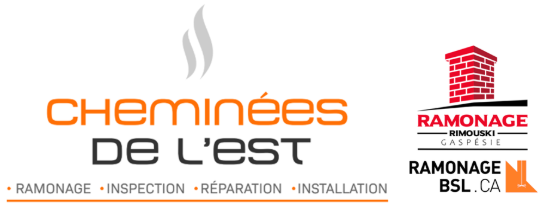 Logo Cheminées de l'est, fusion Ramonage Rimouski/BSL